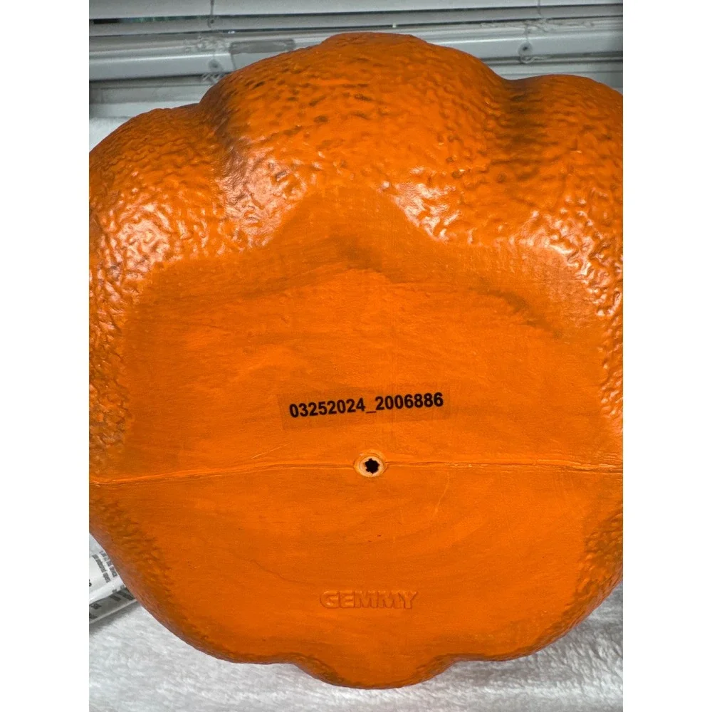 Gemmy Jack O Lantern Pumpkin Blow Mold Unisex OS Orange Excellent Light Up Decor